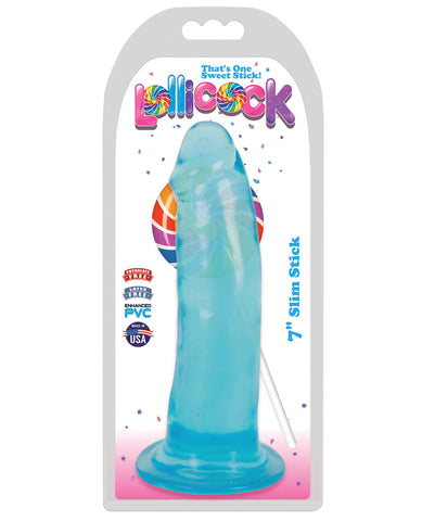 Curve Novelties Lollicock 7" Slim Stick - Berry Ice