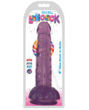 Curve Novelties Lollicock 8" Slim Stick w-Balls - Grape Ice