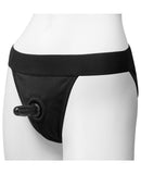 Vac-U-Lock Panty Harness w-Plug Full Back L-XL - Black