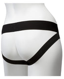 Vac-U-Lock Panty Harness w-Plug Dual Strap S-M - Black