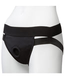Vac-U-Lock Panty Harness w-Plug Dual Strap L-XL - Black