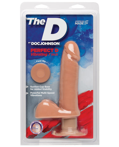 The D 7" Vibrating Perfect D - Vanilla