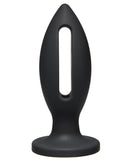 Kink Wet Works 5" Silicone Lube Luge Plug - Black