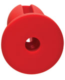 Kink Wet Works 5" Silicone Lube Luge Plug - Red