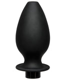 Kink Flow Silicone Anal Douche Accessory Full Flush Out - Black