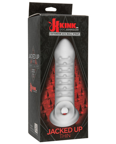 Kink Jacked Up 6" Extender w-Ball Strap - Frost