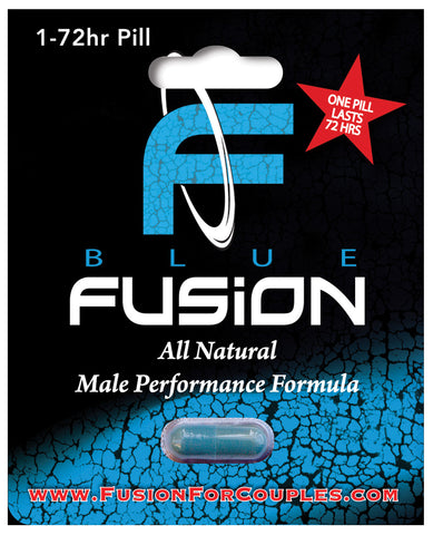 Blue Fusion All Natural Male Performance Formula - 1 Pill Blister