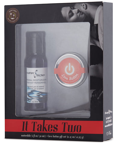 Earthly Body It Takes Two - .45 oz Love Button & 1 oz Water Slide