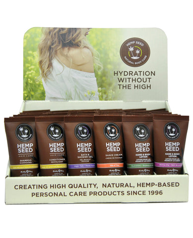 Earthly Body Hemp Seed Variety Display - Display of 36 Bath & Body
