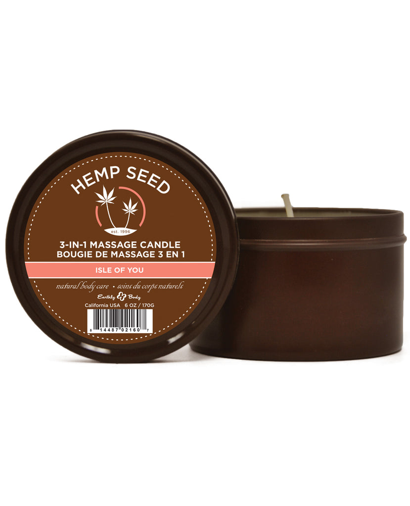 Earthly Body 3 in 1 Massage Candle - Isle of You