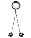 Easy Toys Faux Leather Collar w-Anklecuff - Black