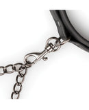 Easy Toys Faux Leather Collar w-Anklecuff - Black