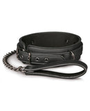 Easy Toys Fetish Collar w-Leash - Black