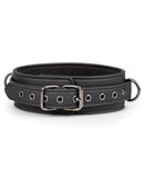 Easy Toys Fetish Collar w-Leash - Black