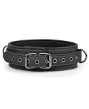 Easy Toys Fetish Set w-Collar, Ankle & Wrist Cuffs - Black