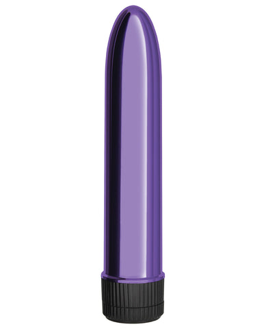 Erotic Toy Company Chrome Classics  5" Vibe - Purple