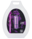Erotic Toy Company Chrome Classics Bullet - 7 Speed Purple