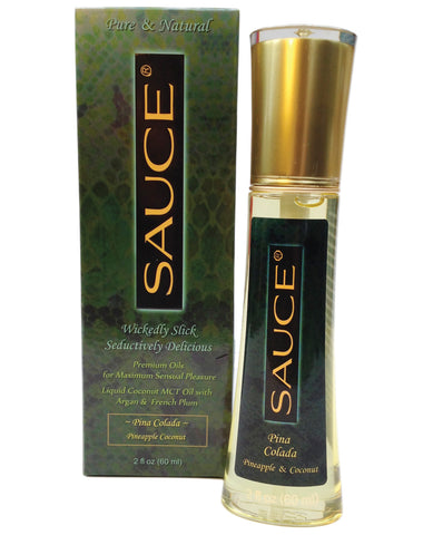 Sauce Coconut Massage Oil - 2 oz Pina Colada