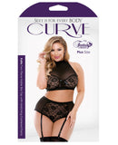 Curve Katia Halter Bra w/Gartered Panties