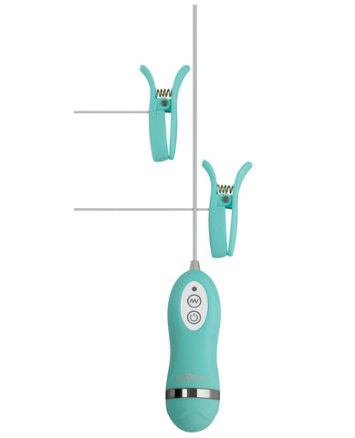 GigaLuv Vibro Clamps - 10 Functions Tiffany Blue