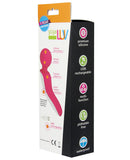 GigaLuv Rechargeable Waterproof Mini Wand - 9 Functions Pink