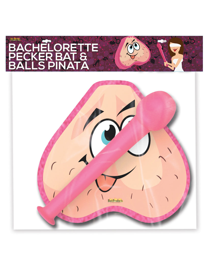 Bachelorette Party Pecker Bat w-Balls Pinata