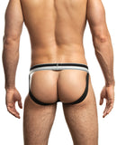 Jack Adams Cross Train Jockstrap Black-Yellow XL