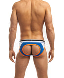 Jack Adams Striker Jock Brief Black-White-Yellow XL