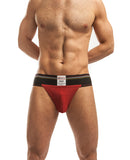 Jack Adams Rugger Jockstrap Red-Black MD