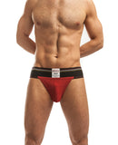 Jack Adams Rugger Jockstrap Red-Black XL