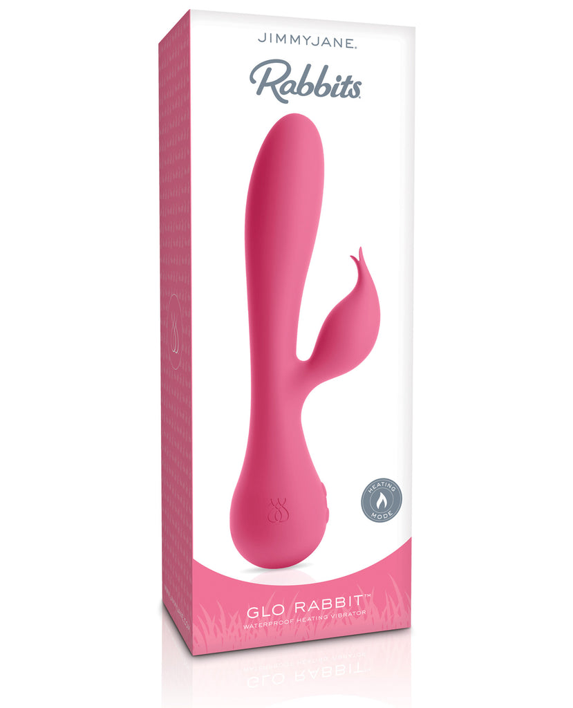 $$Jimmyjane Glo Rabbit Heating Vibe Waterproof - Pink