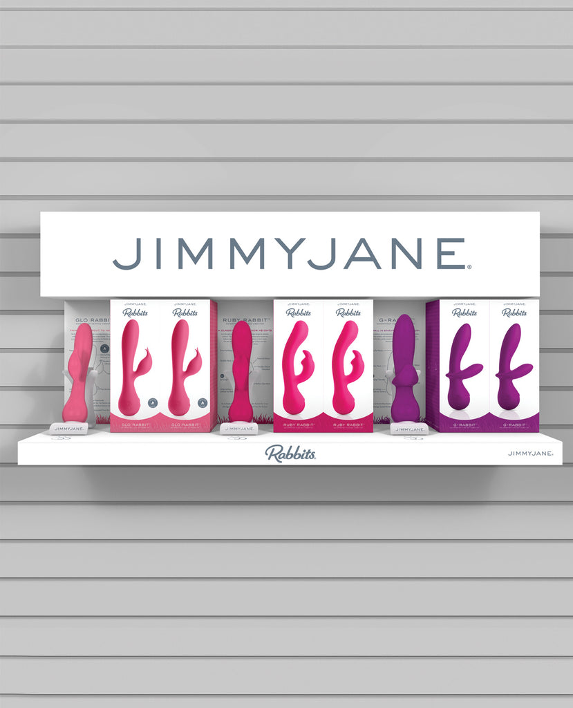$$Jimmyjane Prepack Shelf-n-Shop Rabbit Display w-Tester