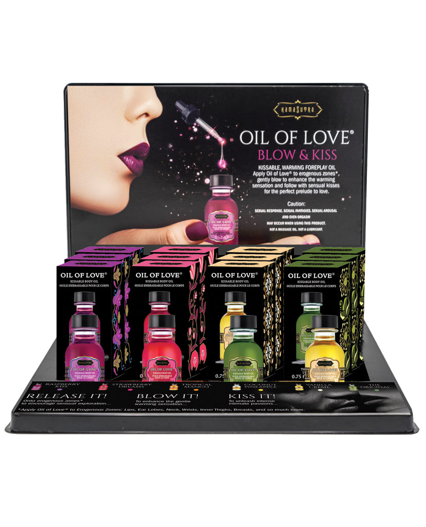 Kama Sutra Oil of Love Display - .75 oz Display of 12 w-Testers