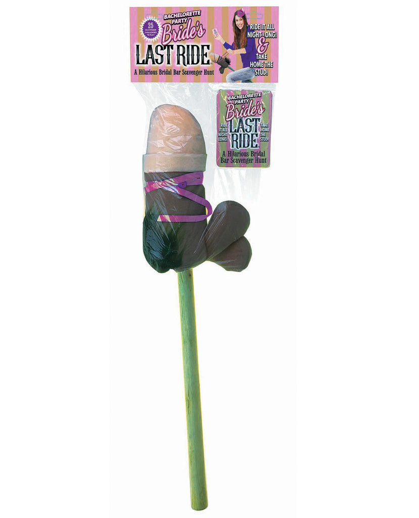 Bride's Last Ride Party Game -Brown Pony