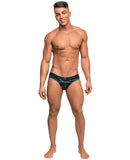 Clip Tease Unique Mesh Pouch Moonshine Blk-Blu L-XL