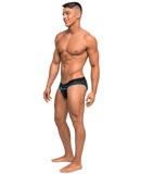 Clip Tease Unique Mesh Pouch Moonshine Blk-Blu L-XL