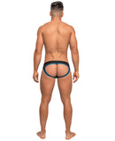 Clip Tease Unique Mesh Pouch Moonshine Blk-Blu L-XL