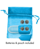 New Fuzu Fingertip Massager - Neon Blue