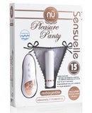 Sensuelle Pleasure Panty Bullet w-Remote Control - 15 Function White