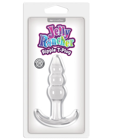 Jelly Rancher Ripple T-Plug - Clear