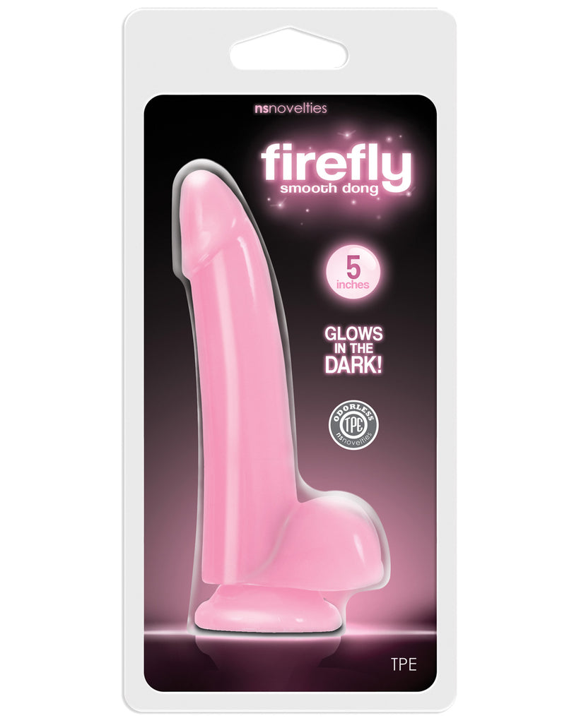Firefly Smooth Glowing 5" Dong - Pink