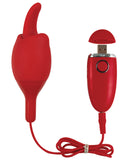 O-Zone USB Rechargeable Orgasmic Tongue Vibe - 10 Function Red
