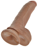 King Cock 9" Cock w-Balls - Tan