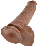 King Cock 10" Cock w-Balls - Tan