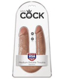 King Cock U-Shaped Medium Double Trouble - Tan