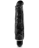 King Cock  7" Vibrating Stiffy - Black