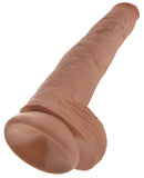King Cock 14" Cock w-Balls - Tan