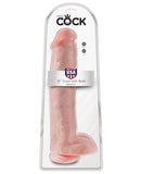 King Cock 15" Cock w-Balls - Flesh