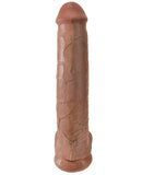 King Cock 15" Cock w-Balls - Tan