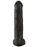 King Cock 15" Cock w-Balls - Black
